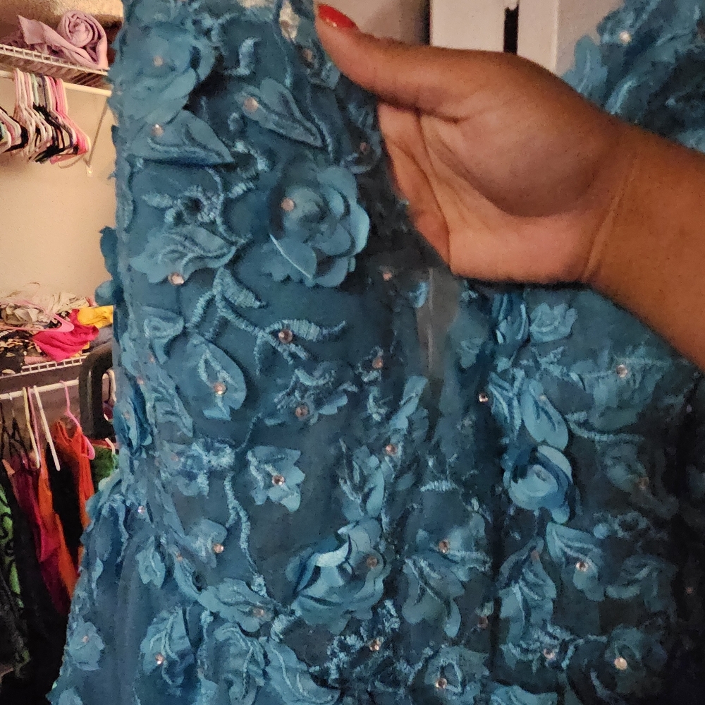 Glamlora blue jade dress 👗 - Picture 3 of 3